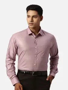 Park Avenue Spread Collar Slim Fit Straight Formal Shirt