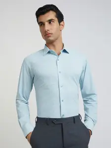 Park Avenue Slim Fit Opaque Checked Formal Shirt