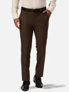 Park Avenue Men Mid-Rise Slim Fit Formal Trousers
