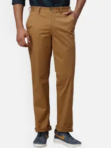 Park Avenue Men Slim Fit Mid-Rise Chinos Formal Trousers