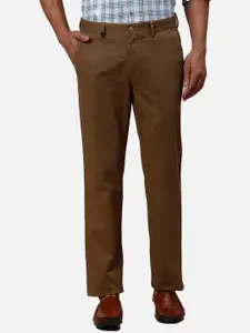 Park Avenue Men Slim Fit Mid-Rise Trousers