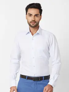 Raymond Cutaway Collar Long Sleeves Regular Fit Cotton Formal Shirt
