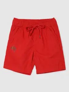 max Boys Mid-Rise Pure Cotton Shorts