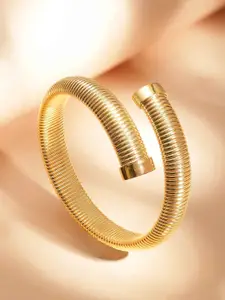 Rubans Voguish Women Brass Gold-Plated Cuff Bracelet