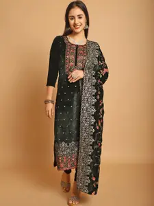 Stylee LIFESTYLE Embroidered Velvet Unstitched Dress Material
