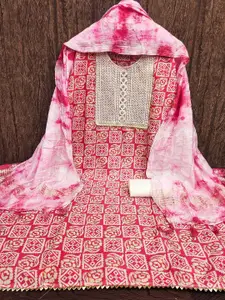 MANVAA Embroidered Unstitched Dress Material