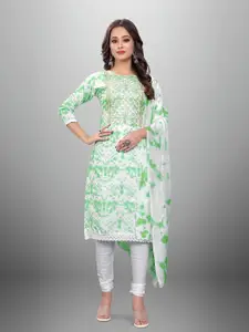 MANVAA Embroidered Unstitched Dress Material