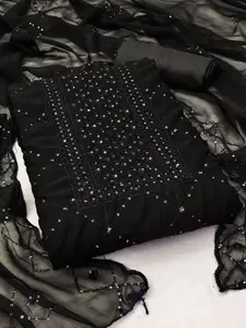 MANVAA Embroidered Unstitched Dress Material