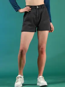 Stylecast X Kotty Women High-Rise Denim Shorts