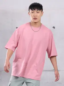Beyoung Rounder Neck Drop-Shoulder Sleeves Oversized T-shirt