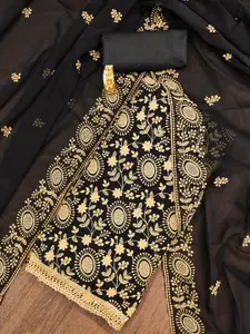 MANVAA Embroidered Unstitched Dress Material