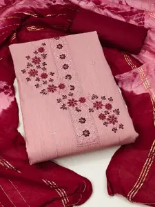 MANVAA Embroidered Unstitched Dress Material