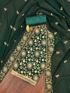 MANVAA Embroidered Unstitched Dress Material