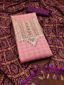 MANVAA Embroidered Unstitched Dress Material