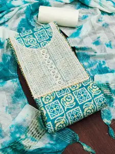 MANVAA Embroidered Unstitched Dress Material