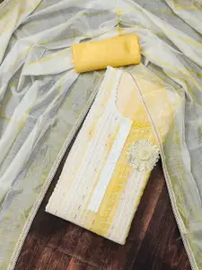 MANVAA Embellished Cotton Unstitched Dress Material