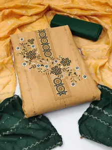 MANVAA Embroidered Unstitched Dress Material