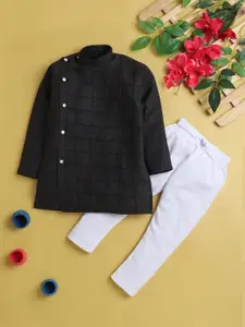 BAESD Boys Regular Mandarin Collar Kurta with Pyjamas