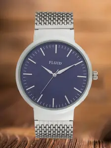 FLUID Men Bracelet Style Straps Water Resistant Analogue Watch FLWatch24-810G-BL01