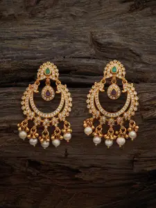 Kushal's Fashion Jewellery Circular Jhumkas Earrings