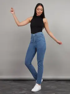 Styli Women Sleeveless High Neck Fitted Top