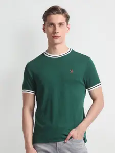 U.S. Polo Assn. Denim Co.  Crew Neck Short Sleeves Slim Fit T-shirt