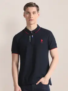 U.S. Polo Assn. Polo Collar Slim Fit Pure Cotton T-shirt