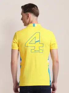 U.S. Polo Assn. Typography Embroidered Slim Fit Pure Cotton T-shirt