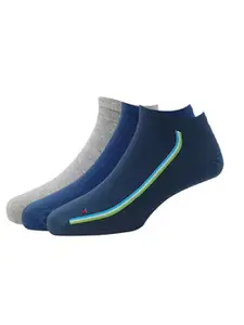Louis Philippe Pack Of 3 Men Cotton Ankle Length Socks