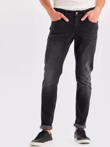 DAGERRFLY Men Slim Fit Clean Look Light Fade Stretchable Jeans