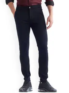 Red Flame Men Slim Fit Mid Rise Trouser