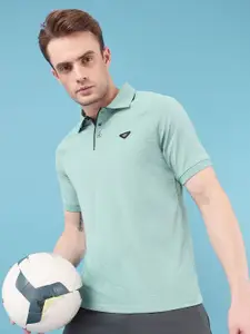 Technosport Slim Fit Polo Collar Antimicrobial Active T-shirt