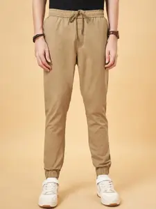 Urban Ranger by pantaloons Men Slim Fit Mid-Rise Cotton Joggers Trouser
