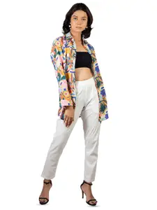 SHOOLIN Comfort Printed Baggy Casual Shirt