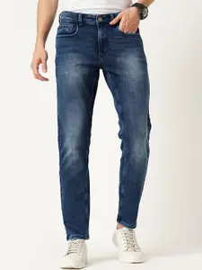 Llak Jeans Men Straight Fit Mid Rise Clean Look Heavy Fade Stretchable Jeans