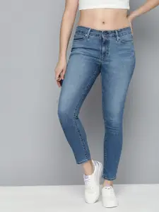 Levis Women 711 Skinny Fit Heavy Fade Stretchable Jeans