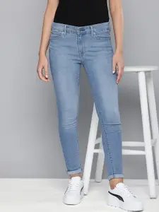 Levis Women 711 Skinny Fit Heavy Fade Stretchable Jeans