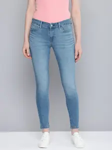 Levis Women 710 Super Skinny Fit Heavy Fade Stretchable Jeans
