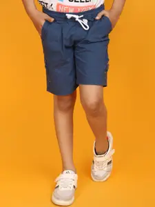 V-Mart Boys Mid-Rise Cotton Shorts