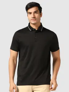 Blackberrys Polo Collar Short Sleeves Slim Fit Cotton T-shirt