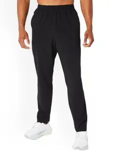 ASICS Men Spiral Embroidery Woven  Men Mid-Rise Sports Track Pants