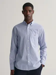 GANT Striped Button-down Collar Long Sleeves Cotton Casual Shirt