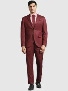 Blackberrys Slim-Fit Single-Breasted Blazer & Trouser Two-Piece Formal Suit