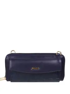 Mochi Women Brand Logo Printed Zip Around Wallet