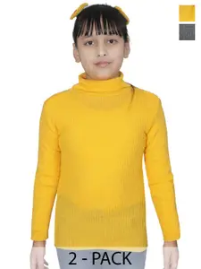BAESD Girls Striped Woollen Pullover