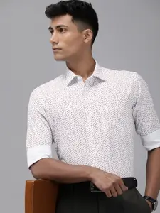 Park Avenue Slim Fit Tropical Printed Opaque Formal Shirt