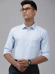 Park Avenue Slim Fit Micro Checks Opaque Formal Shirt