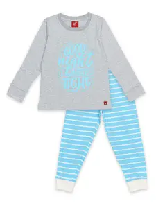 H By Hamleys Boys Printed Pure Cotton T-shirt with Joggers