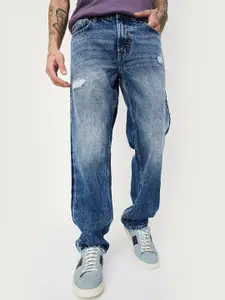 max Men Mildly Distressed Heavy Fade Pure Cotton Jeans