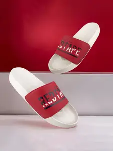 Red Tape Men Printed Sliders
